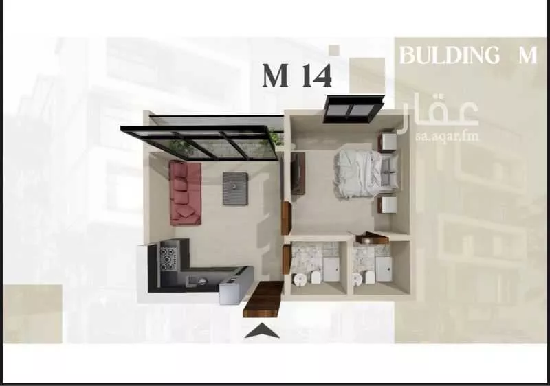 شقة 1 غرف في الجوهرة 3