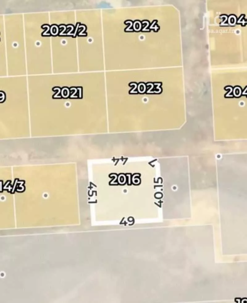 2193 sqm land in Dahiat Namar 2