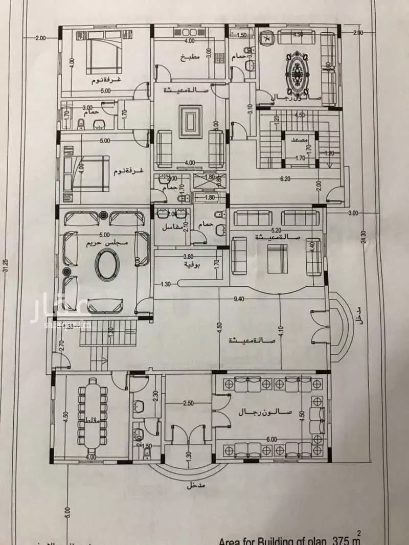 عمارة 625 م² في جدة 1