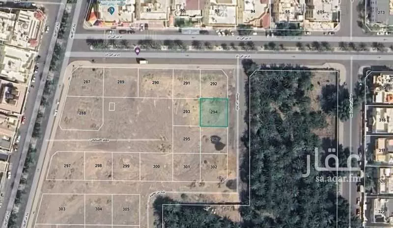 أرض 400 م² في بئر عثمان 3