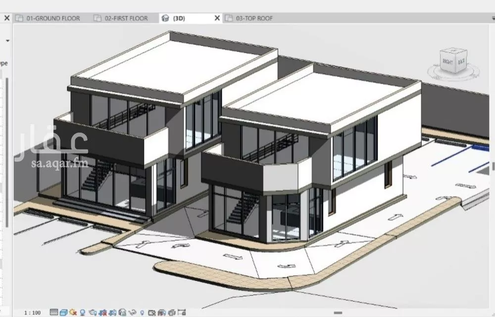 عمارة 911 م² في المربع 2