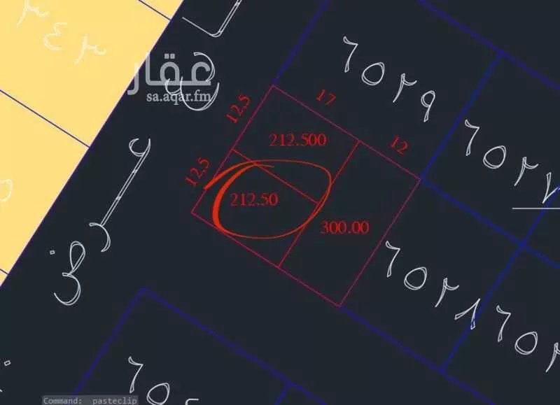 أرض 212 م² في بنبان 2