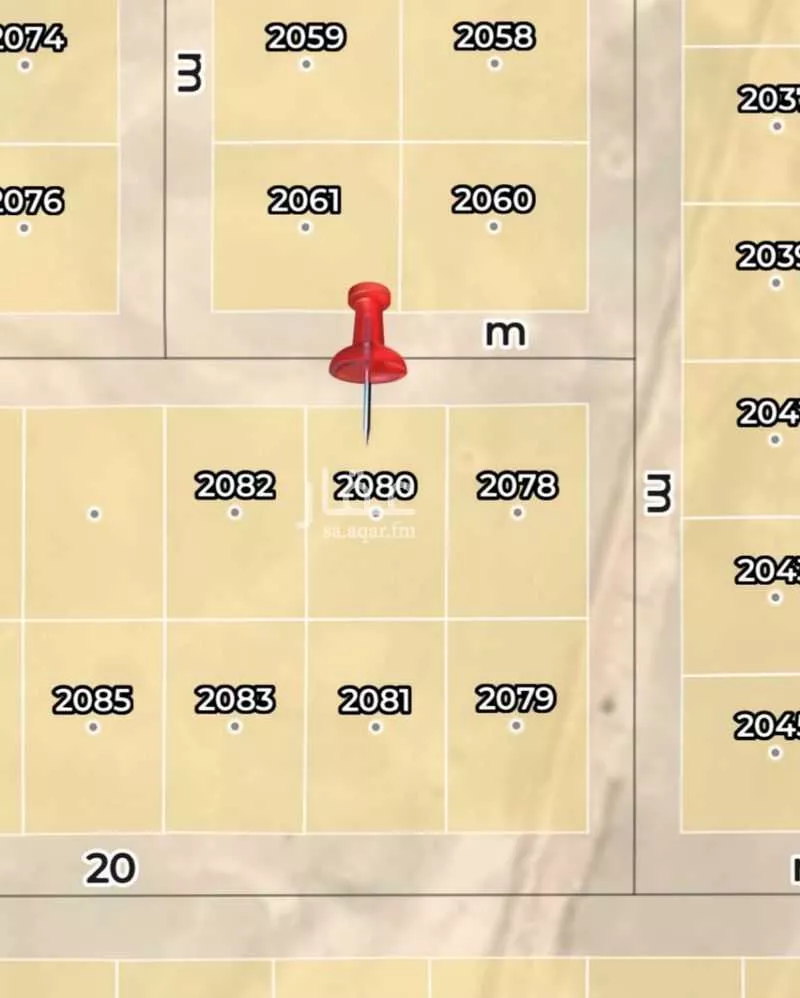 أرض 510 م² في بنبان 2