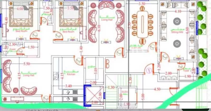 شقة 5 غرف في السعادة 1