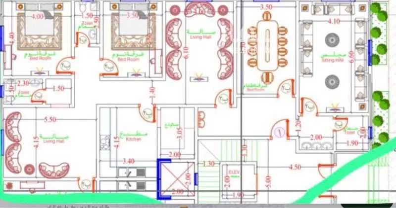 شقة 5 غرف في السعادة 3