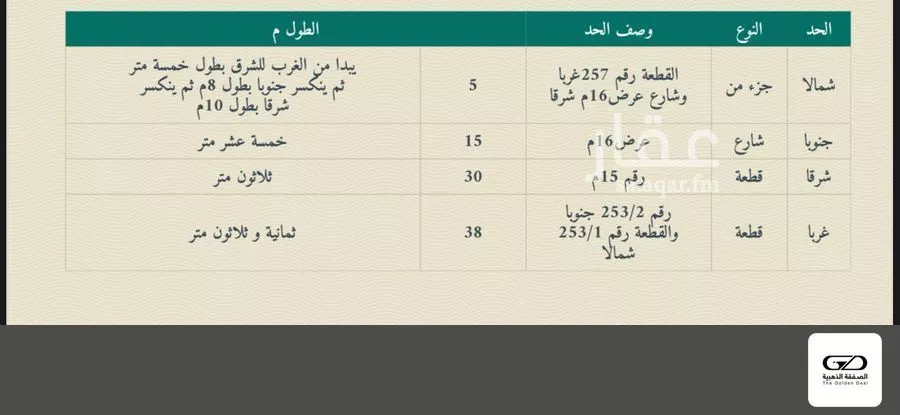 أرض 490 م² في الصوارى 2