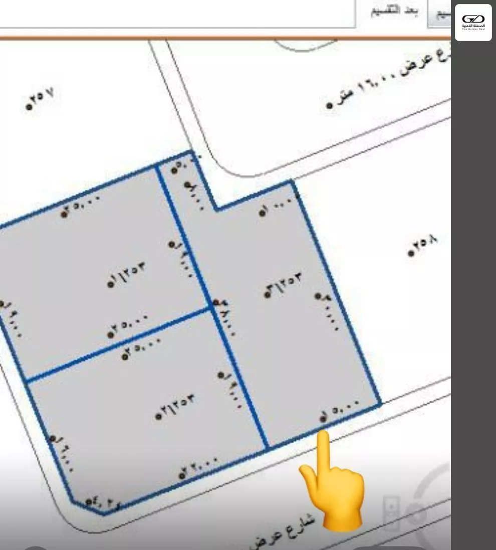 أرض 490 م² في الصوارى 3