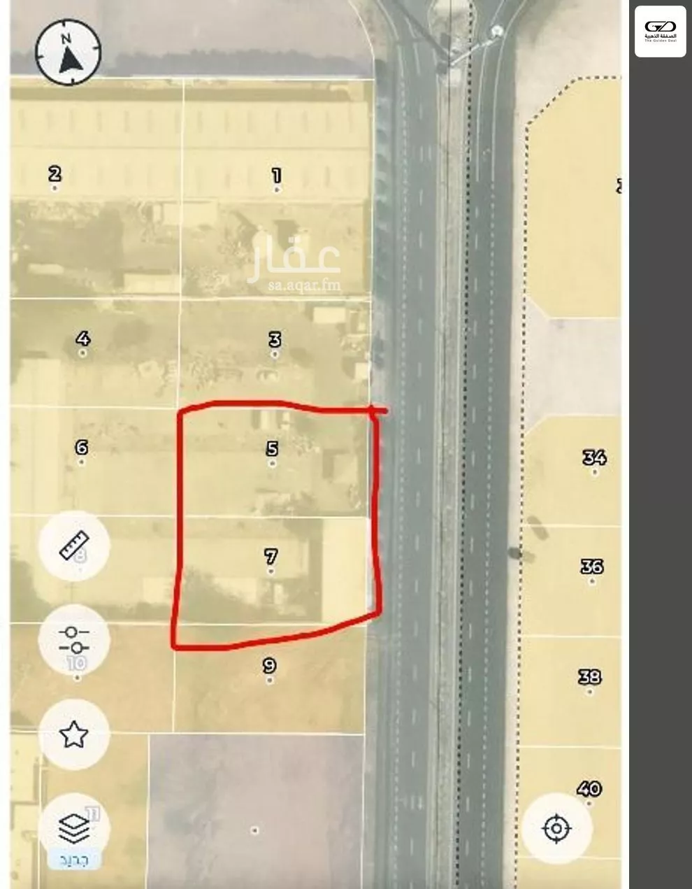 أرض 900 م² في الصوارى 3