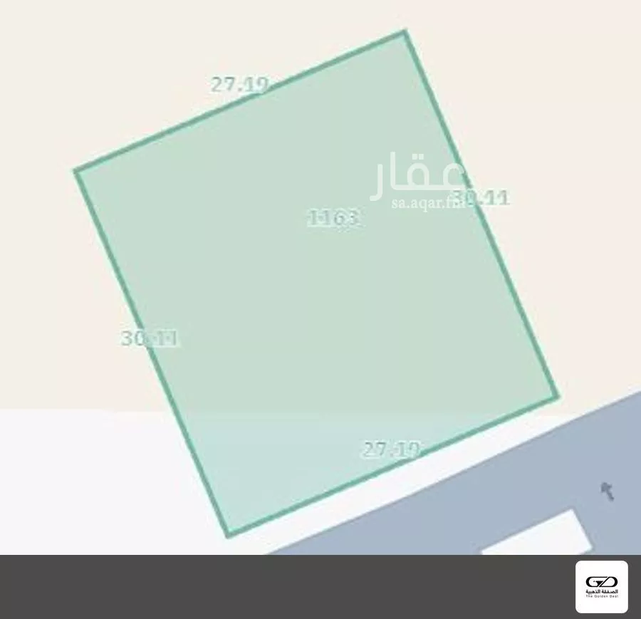 أرض 816 م² في العكيشية 1