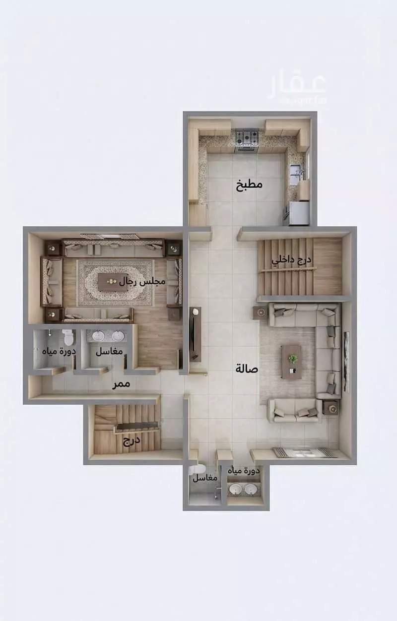 شقة 6 غرف في بدر 3