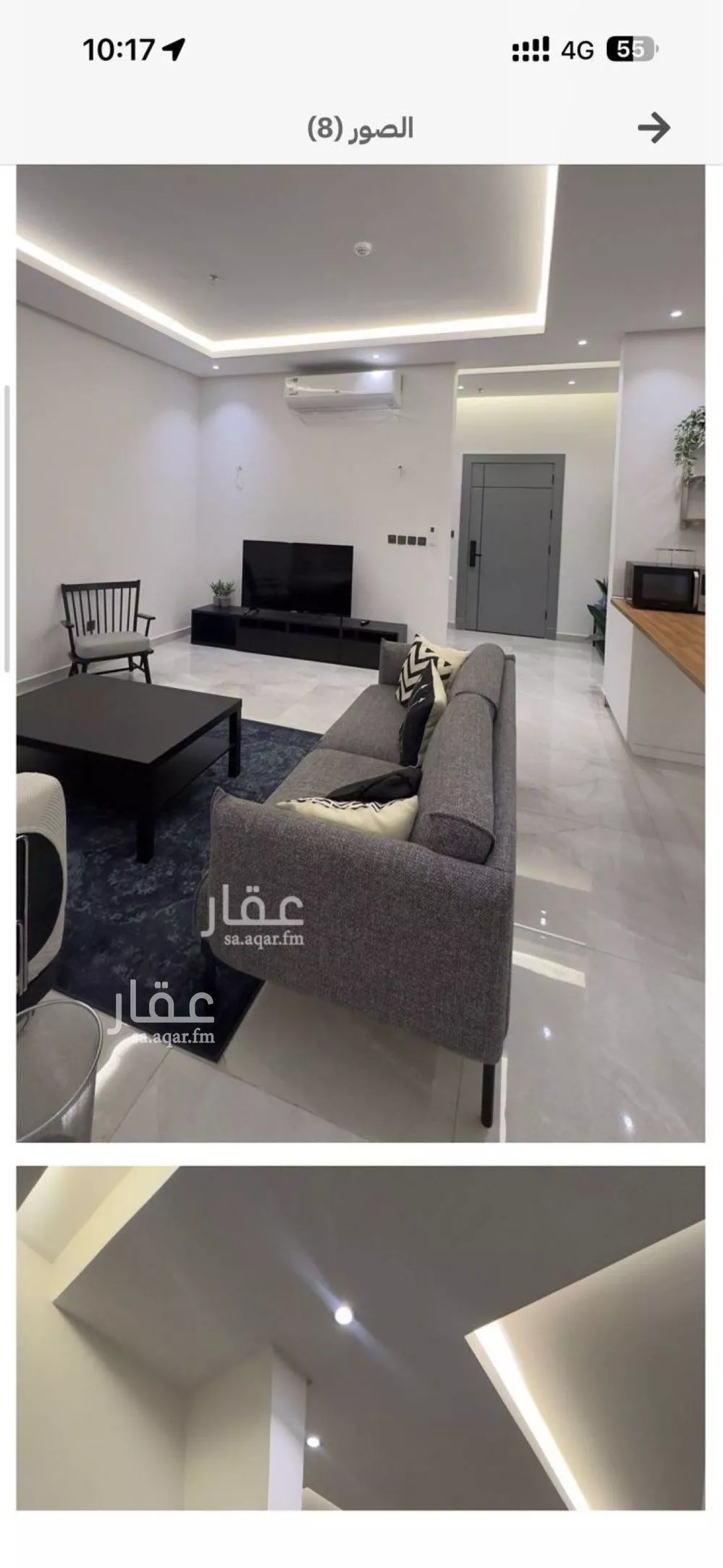 شقة 3 غرف في الملقا 5