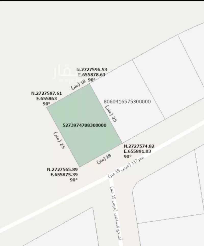 أرض 450 م² في المهدية 2