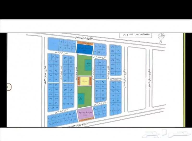 أرض 900 م² في الصوارى