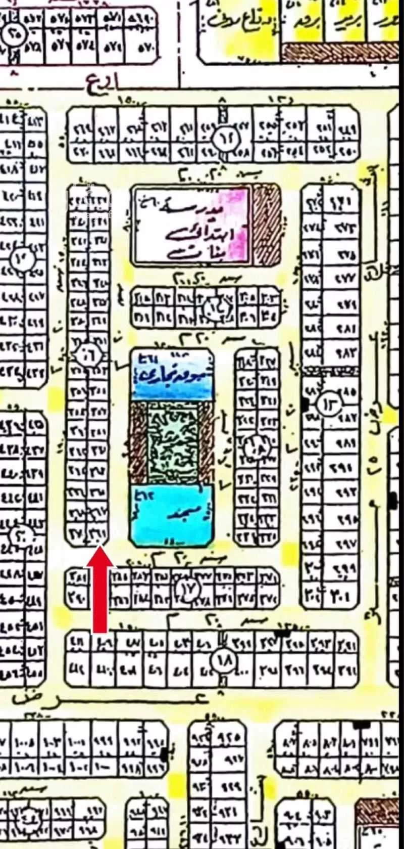 أرض 586 م² في الشراع 2