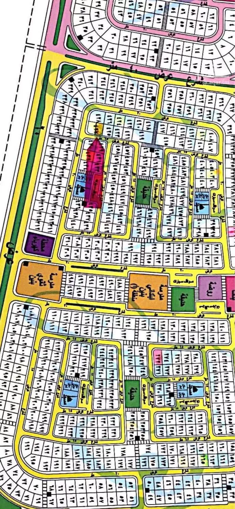 أرض 592 م² في الرجاء 2