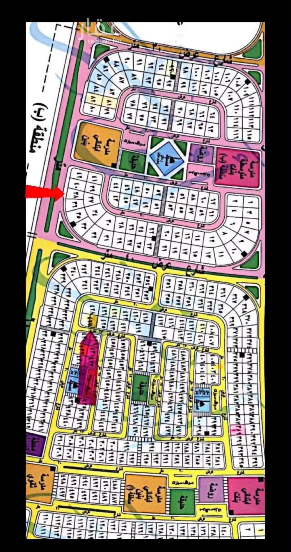 أرض 1024 م² في الرجاء 2