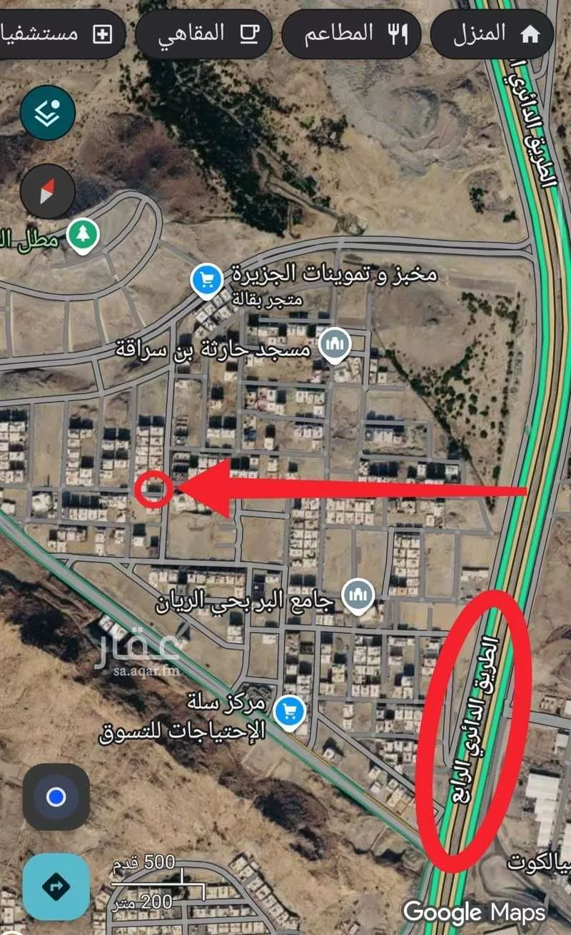 أرض 630 م² في العسيلة 3