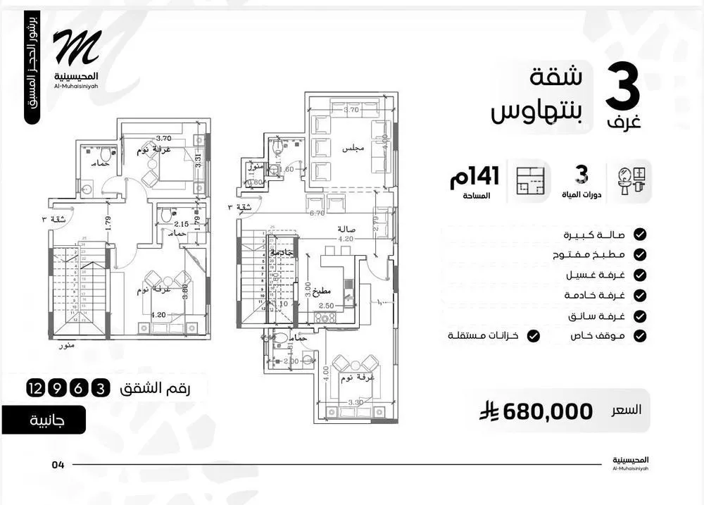عمارة 945 م² في السلامة 5