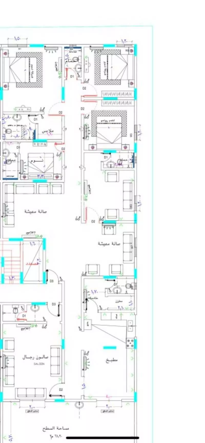 5 bedroom apartment in Al Wahah 1