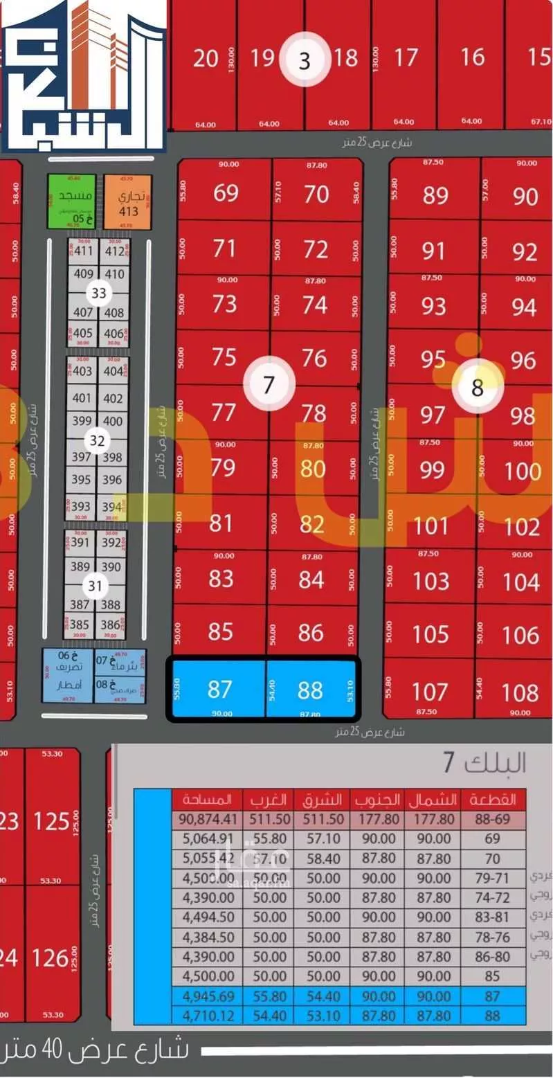 أرض 4710 م² في المدينة الصناعية الثانية