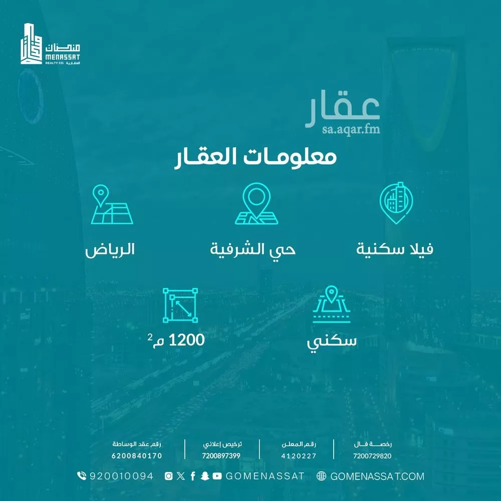 فيلا 6 غرف في الشرفية 3