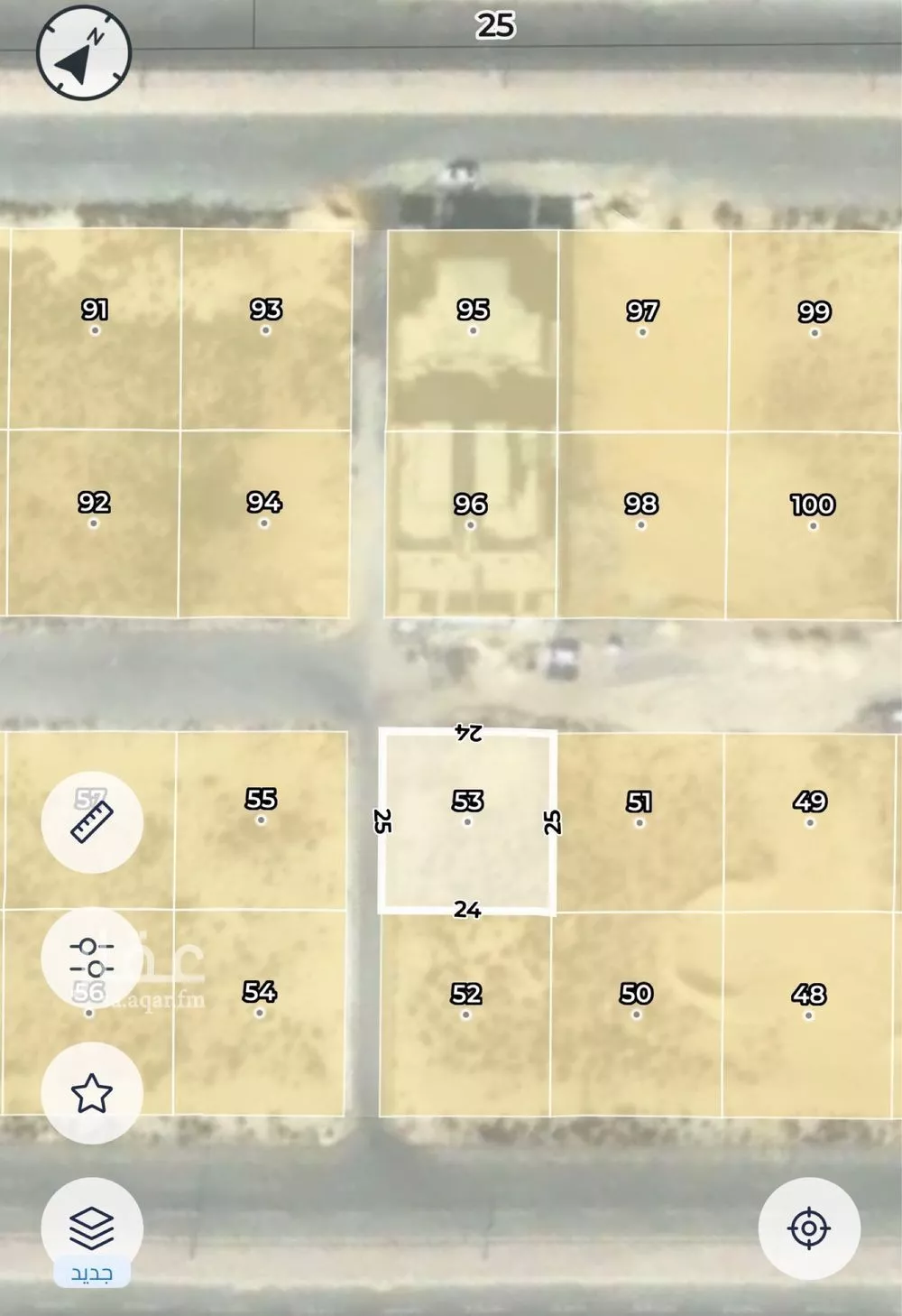 أرض 300 م² في الأمل