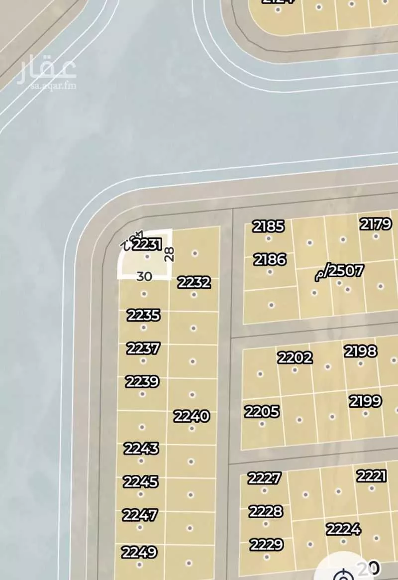 أرض 722 م² في الشرق 2