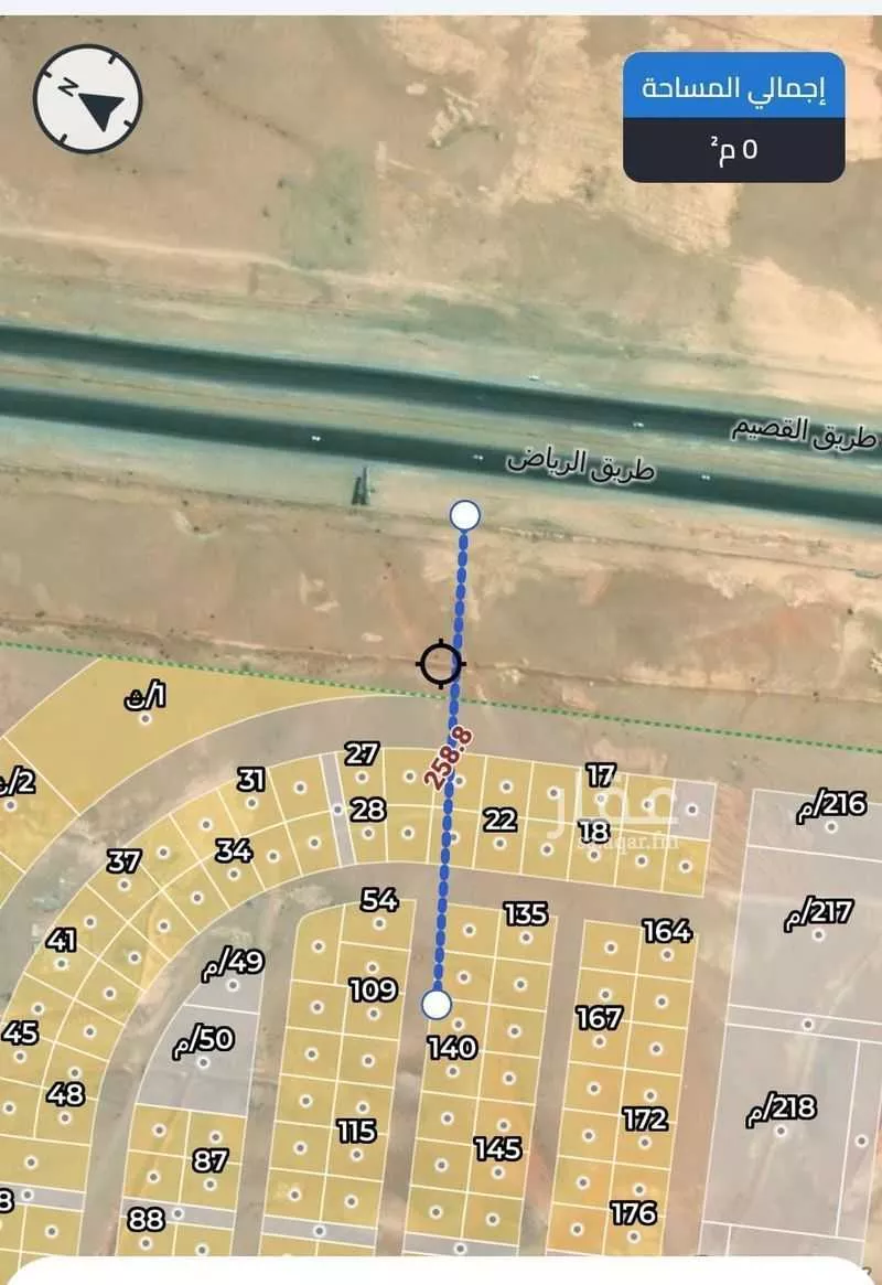 أرض 375 م² في بنبان