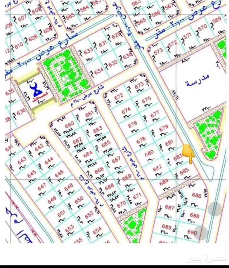 900 sqm land in Jeddah