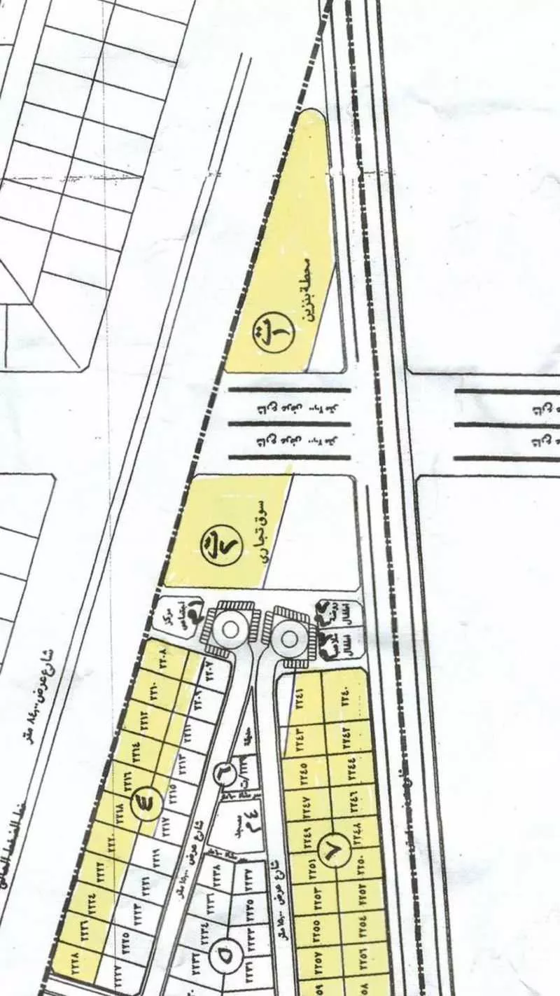 أرض 4281 م² في الملك فهد