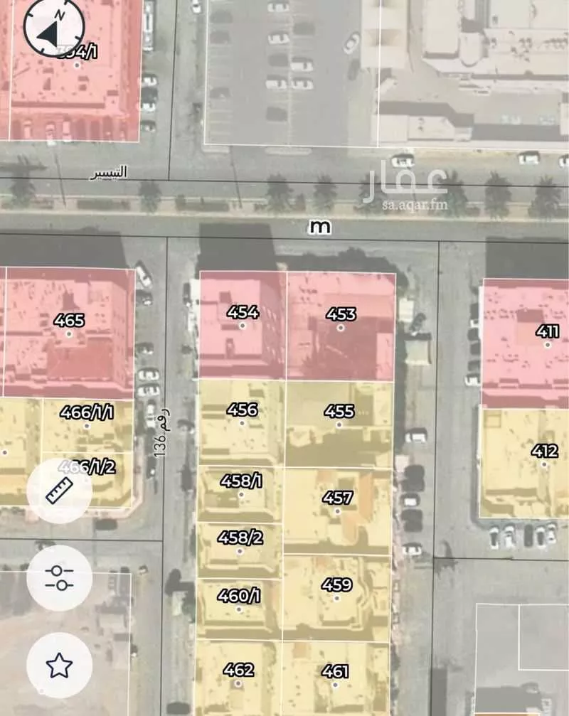 أرض 1125 م² في المونسية 2