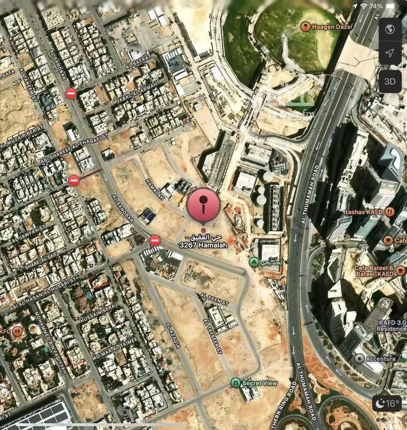 900 sqm land in Al Aqiq 2