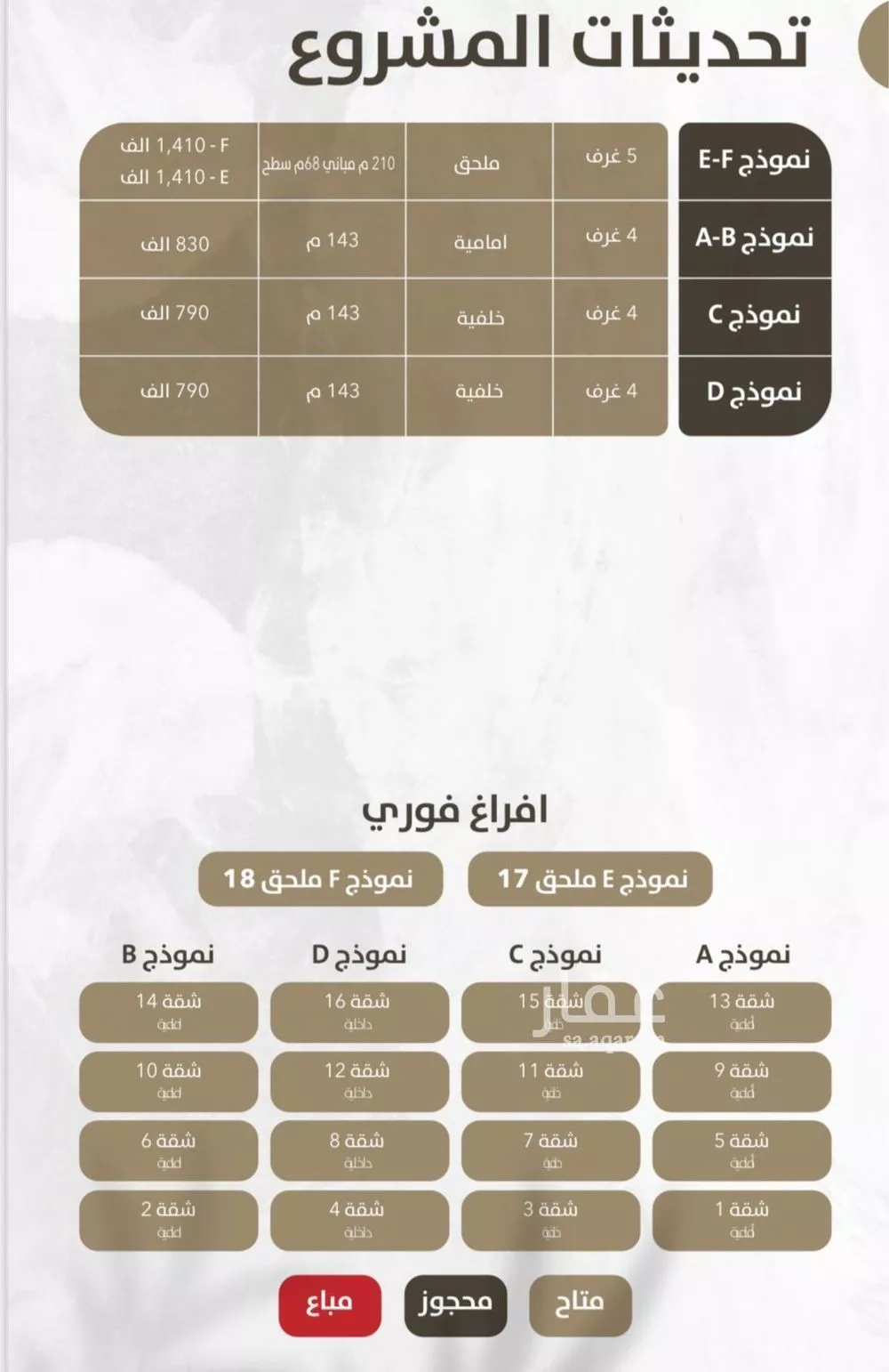 شقة 4 غرف في الزهراء 5