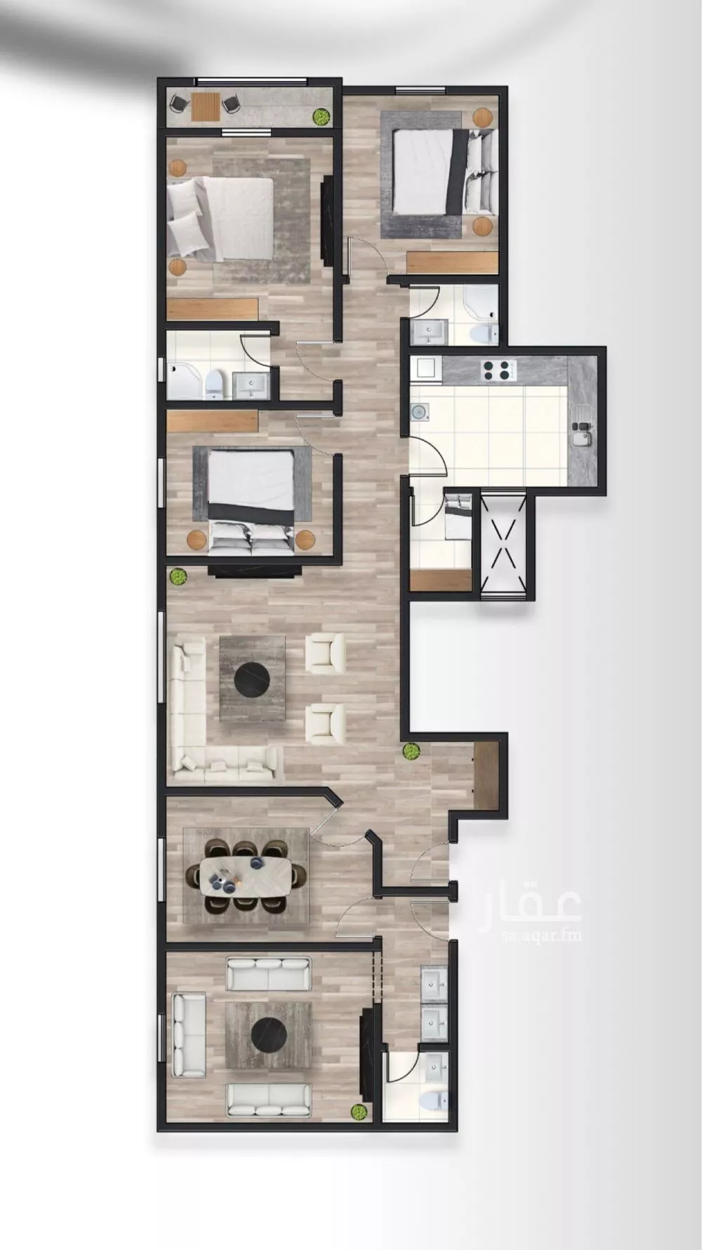 5 bedroom apartment in Ash Shulah 4