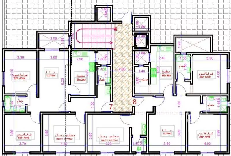 عمارة 949 م² في العارض 5