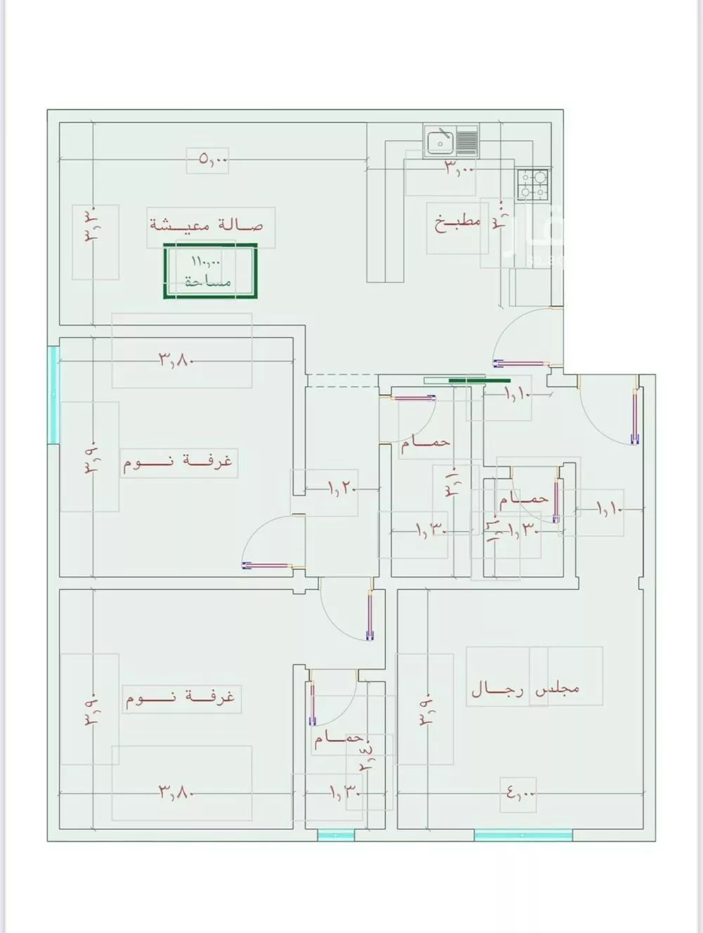 شقة 3 غرف في الصوارى 2