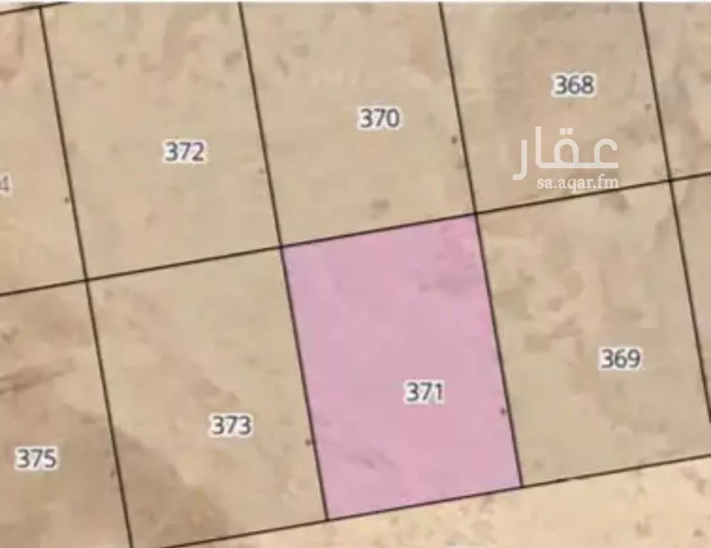 أرض 875 م² في الشرق 3