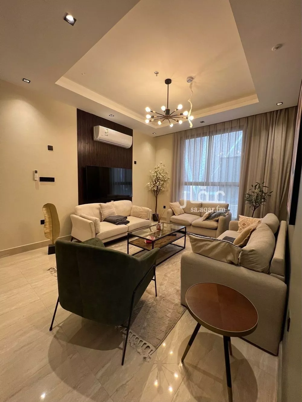 شقة 3 غرف في الملقا 4