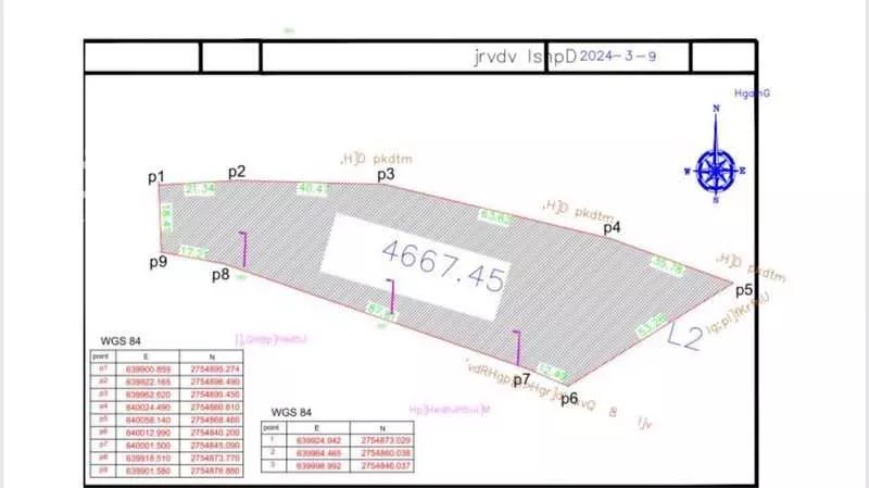أرض 4686 م² في القيروان 2
