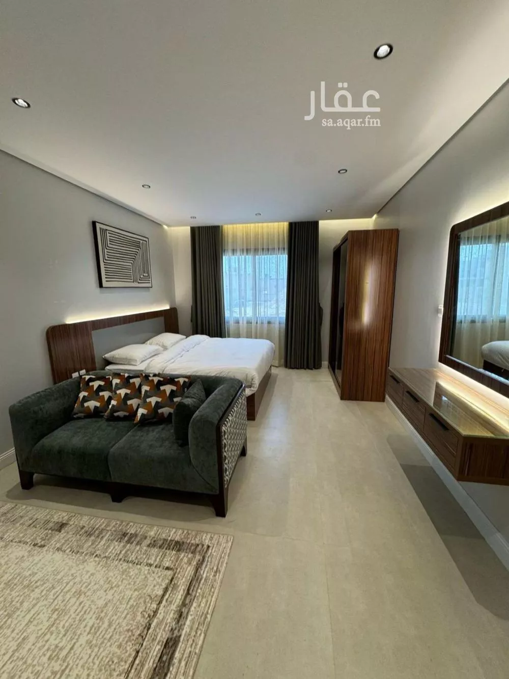 شقة 1 غرف في العقيق