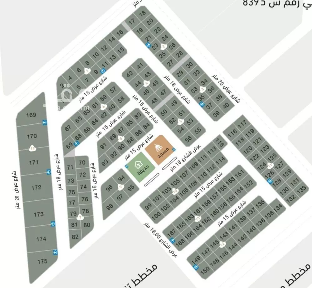 أرض 550 م² في الشعلة