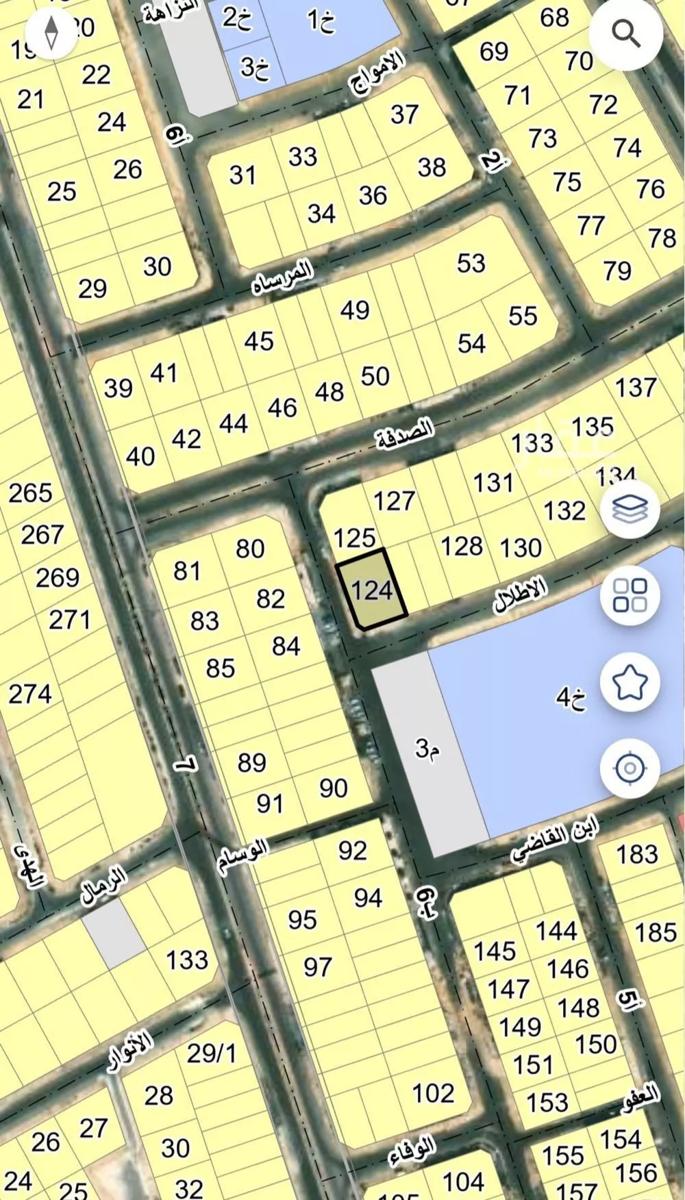 أرض 867 م² في السيف