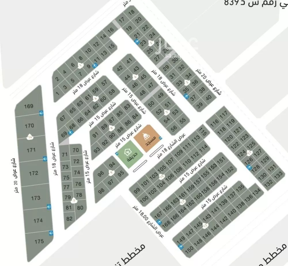 أرض 500 م² في الشعلة