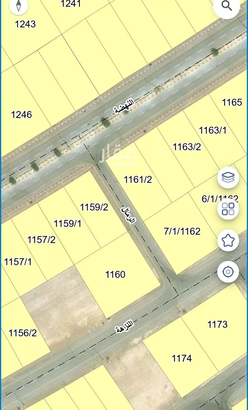 أرض 472 م² في الشعلة