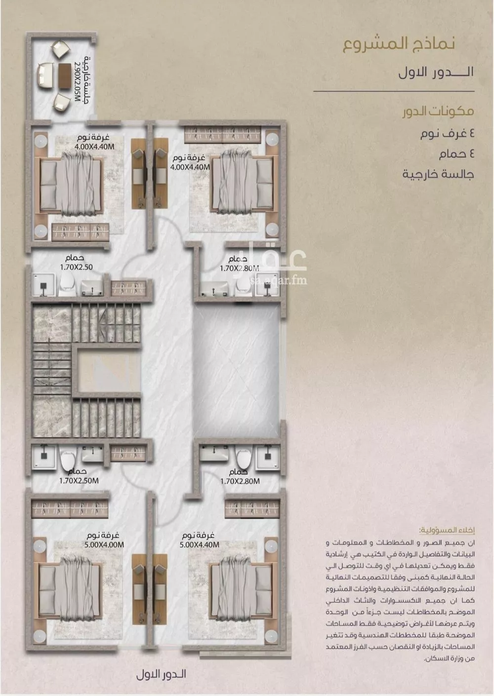 فيلا 5 غرف في العارض 2