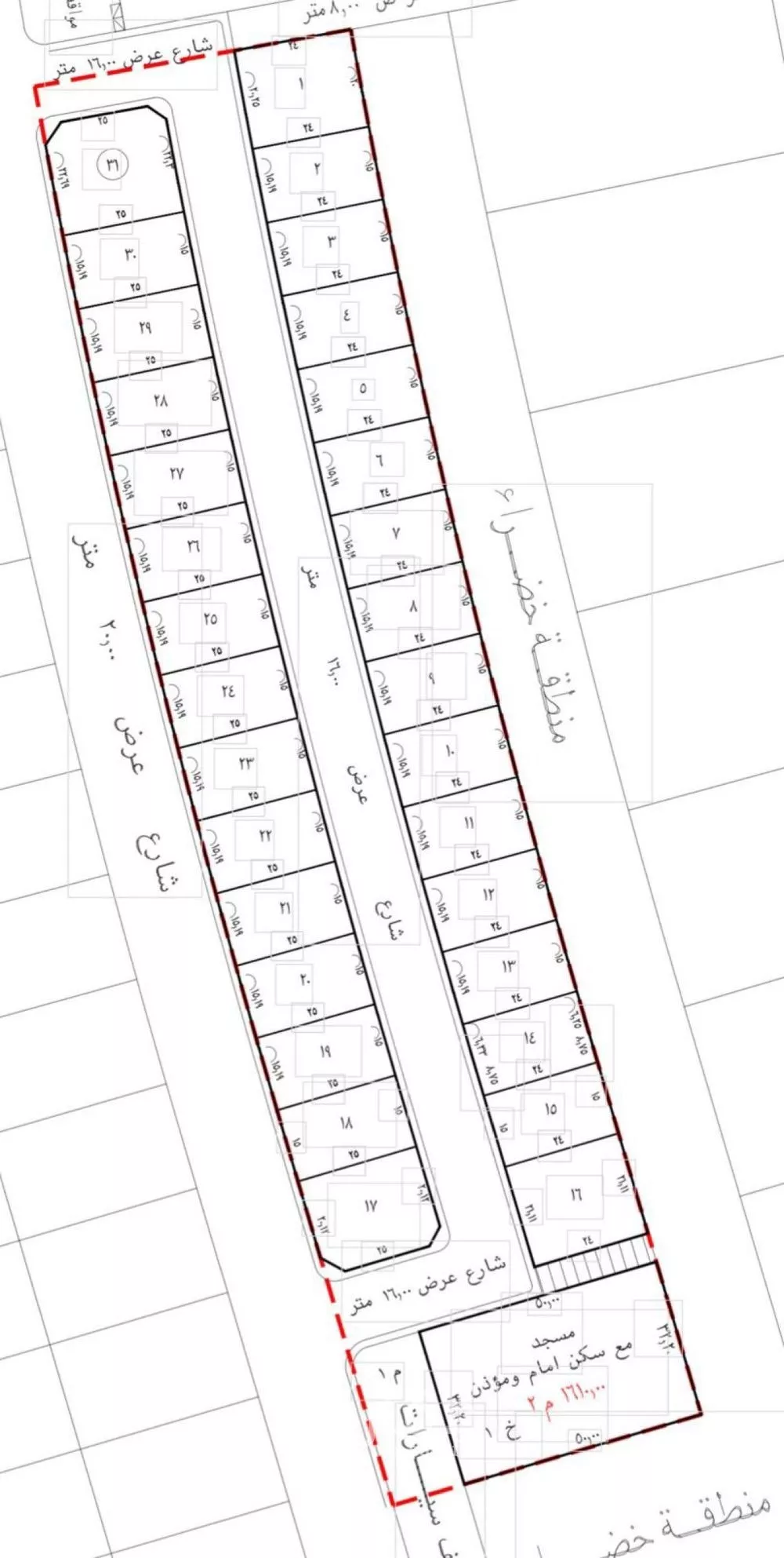 أرض 19032 م² في الفرسان