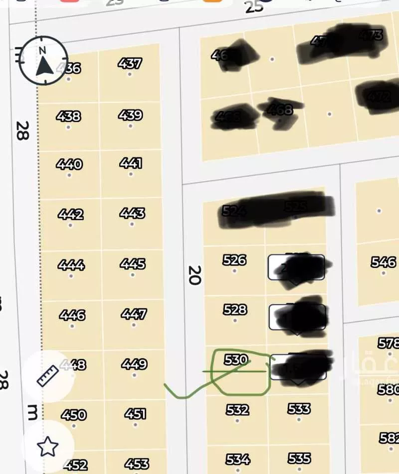 أرض 387 م² في بنبان 2