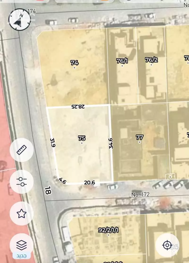 894 sqm land in Al Malqa 2