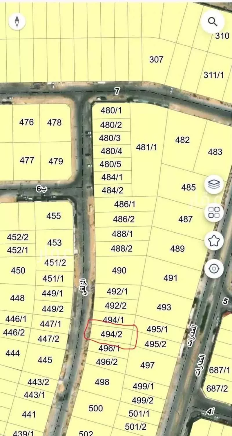 أرض 507 م² في اللؤلؤ 2