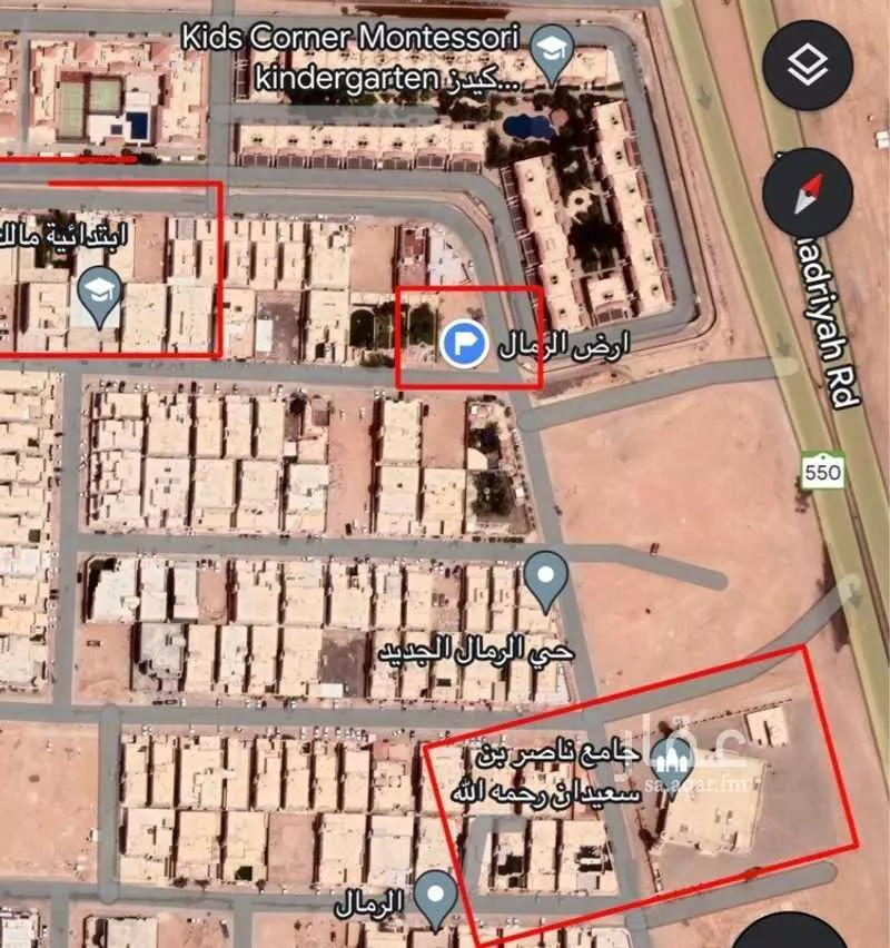 أرض 692 م² في الرمال 5
